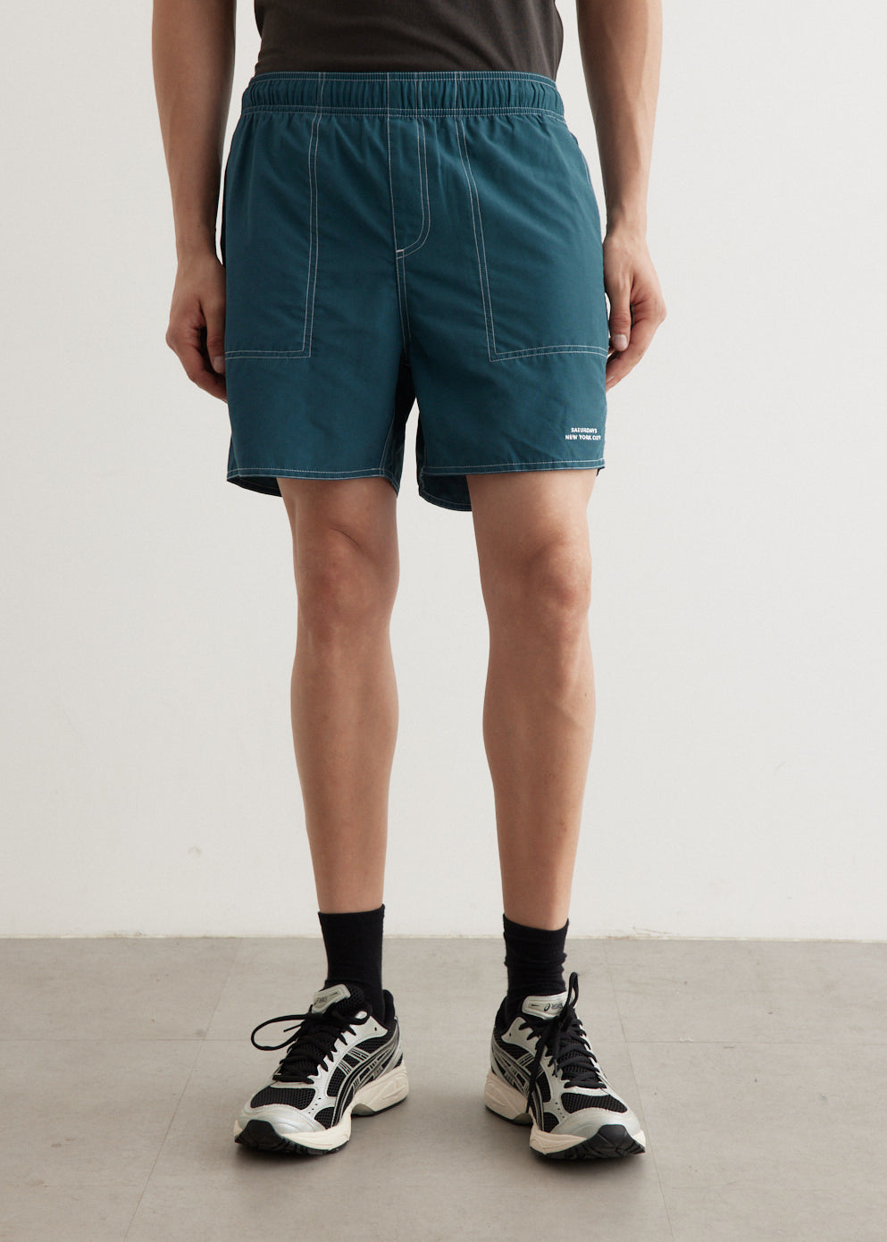 Talley Contrast Stitch Swim Shorts