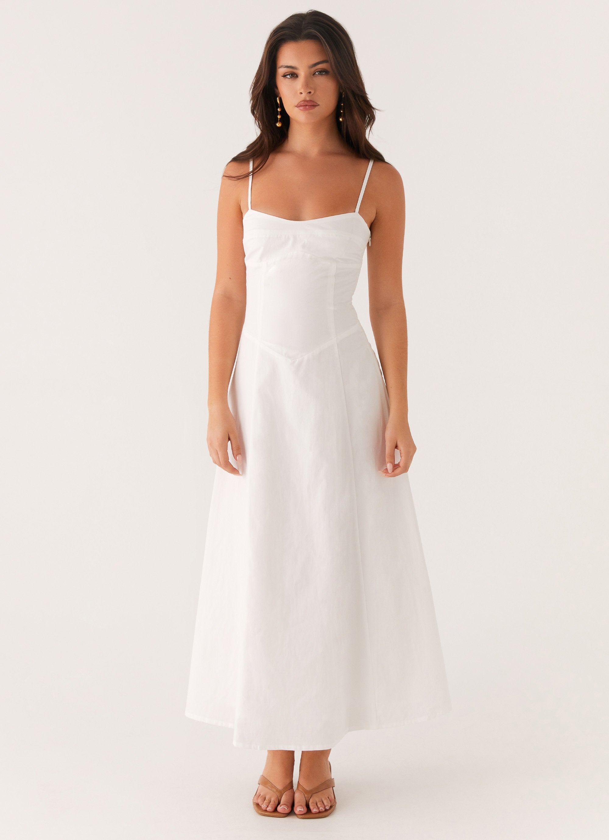 Noosa Midi Dress - White