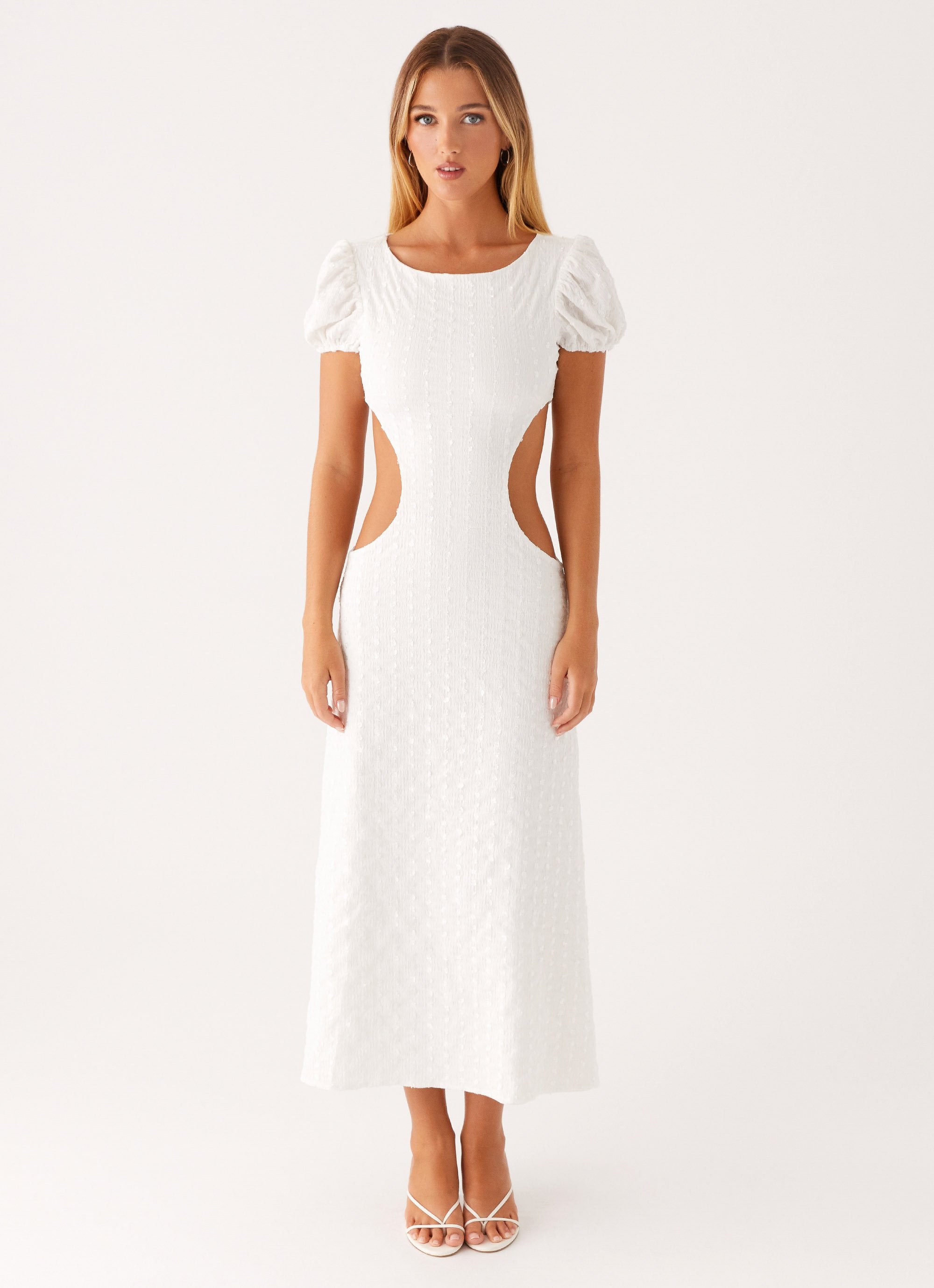 Myley Midi Dress - White