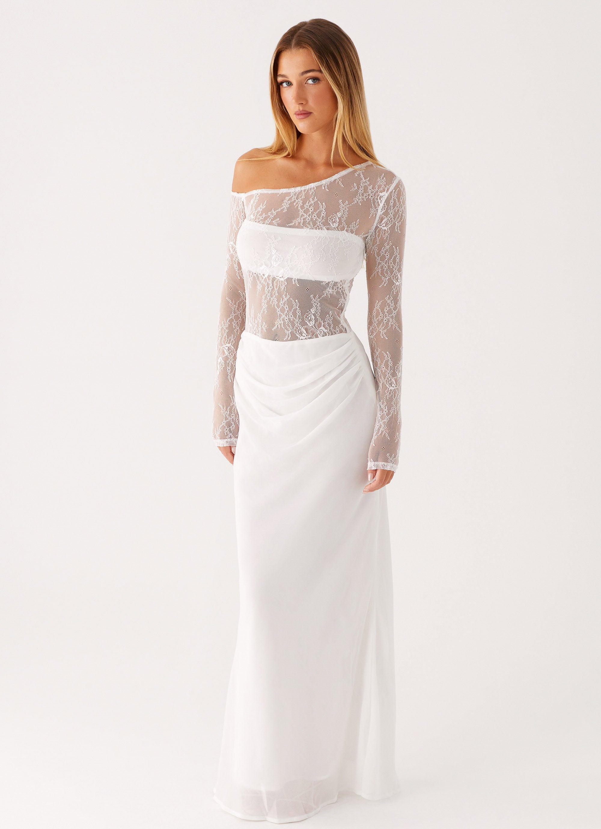 Take Your Time Maxi Dress - White