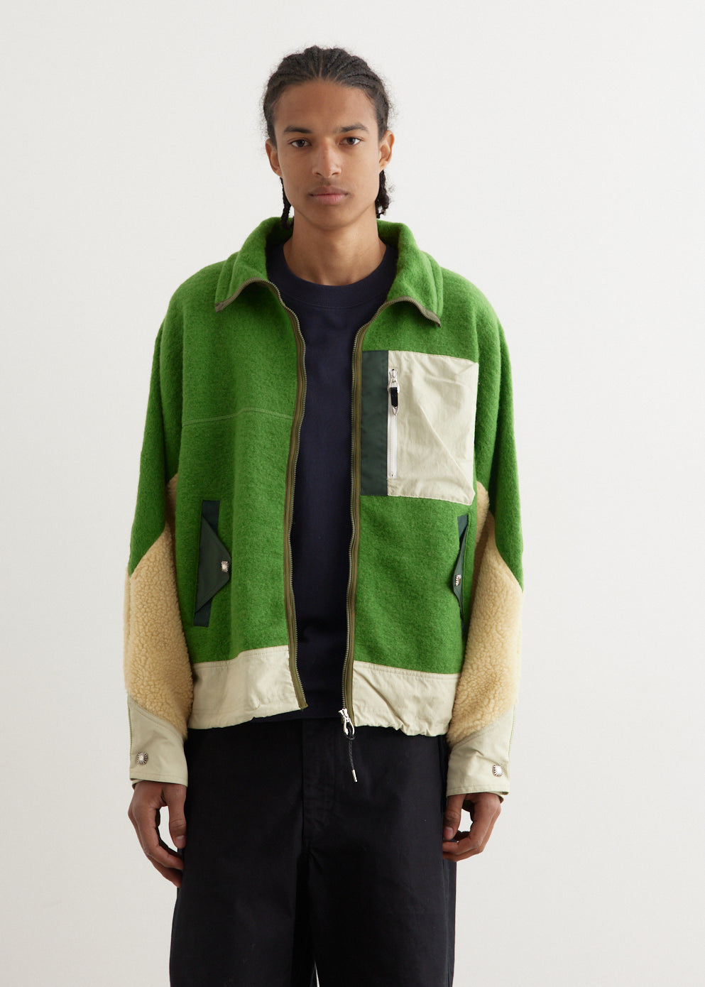 Wool Jersey Blouson