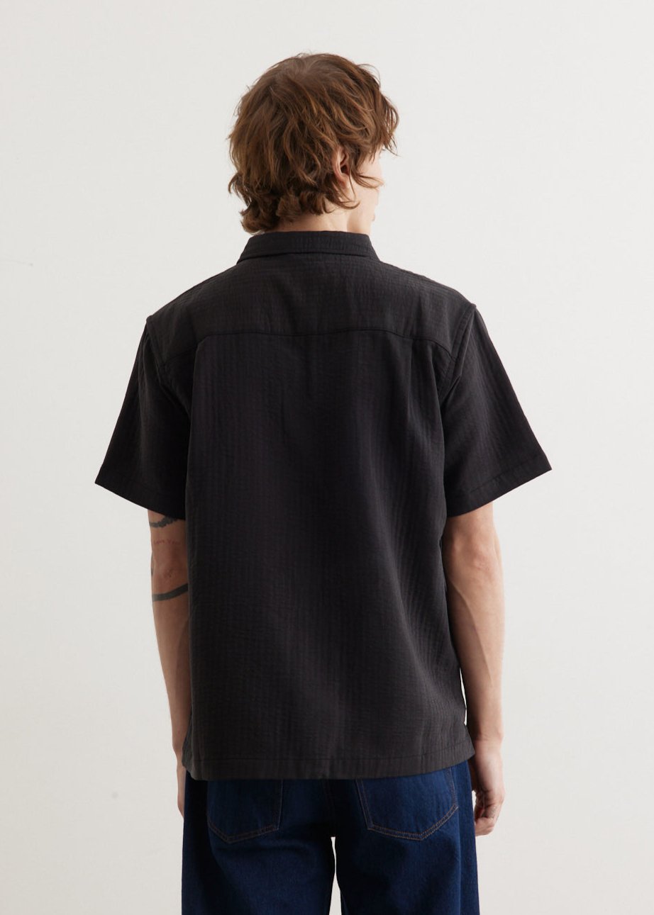 Bruce Double Layer Crinkle Short Sleeve Shirt