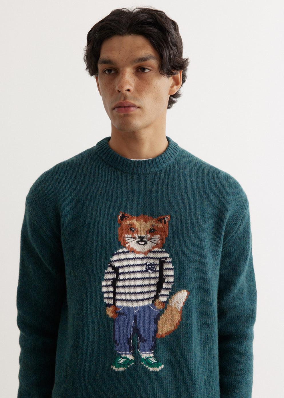 Dressed Fox Intarsia Jumper