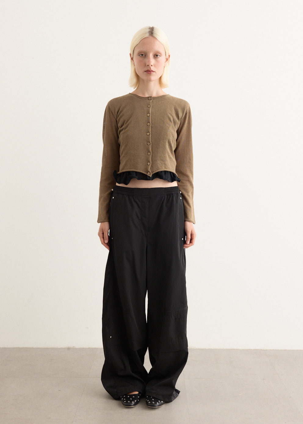 Contrast Banding Pants