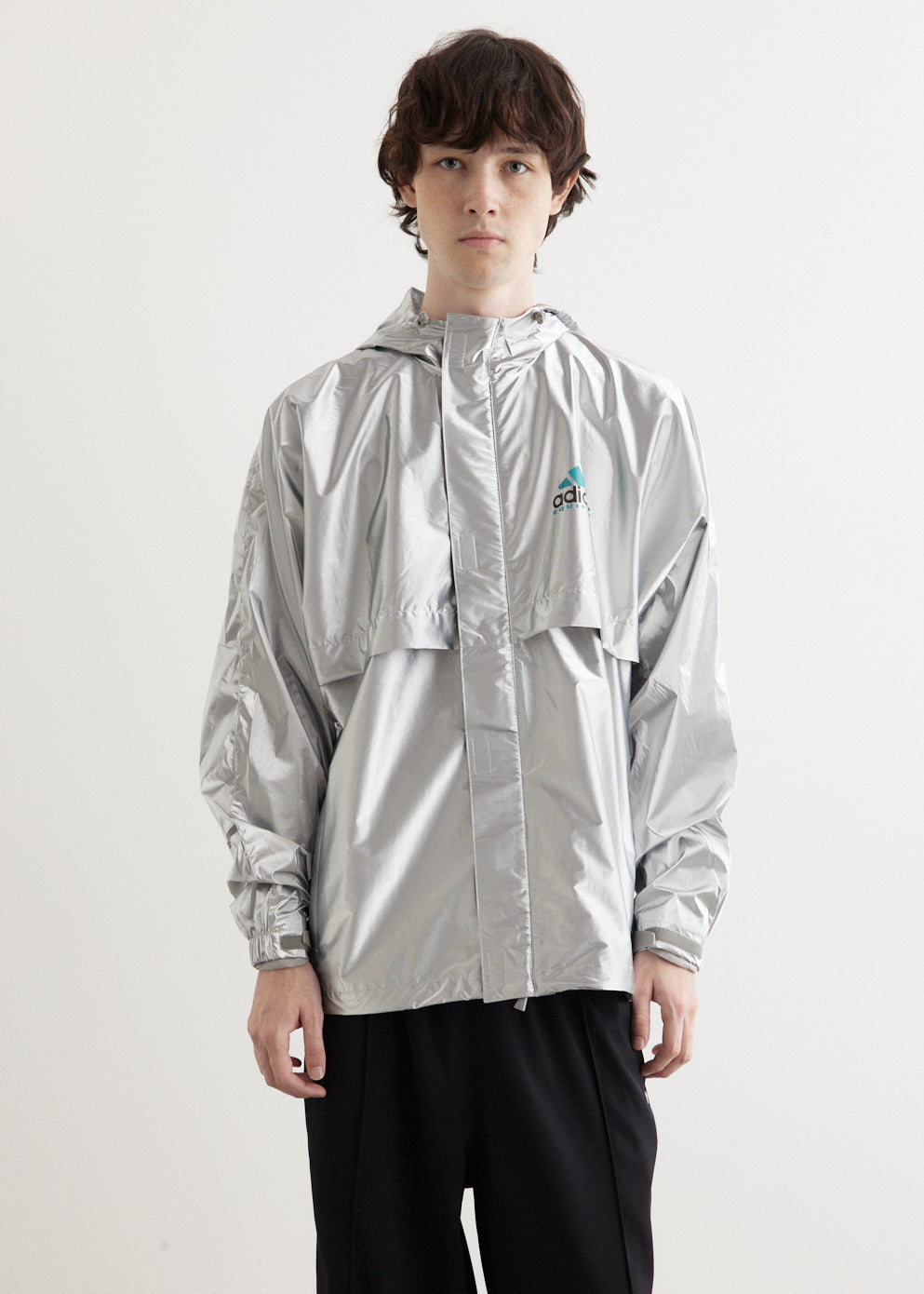 Equipment Metallic Windbreaker