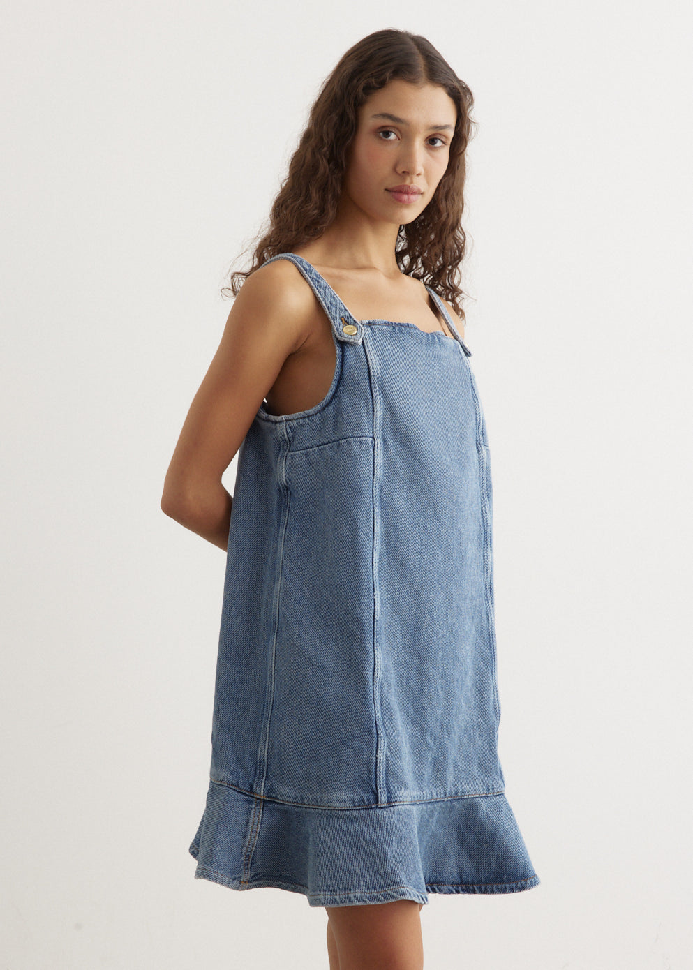 Heavy Denim Mini Dress