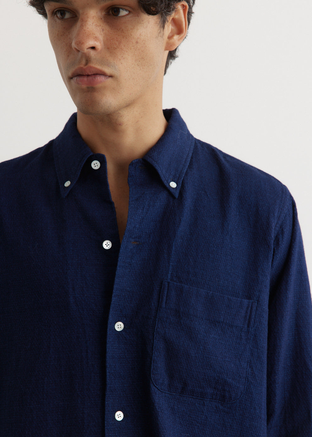 Open B.D. Panama Double Gauze Shirt