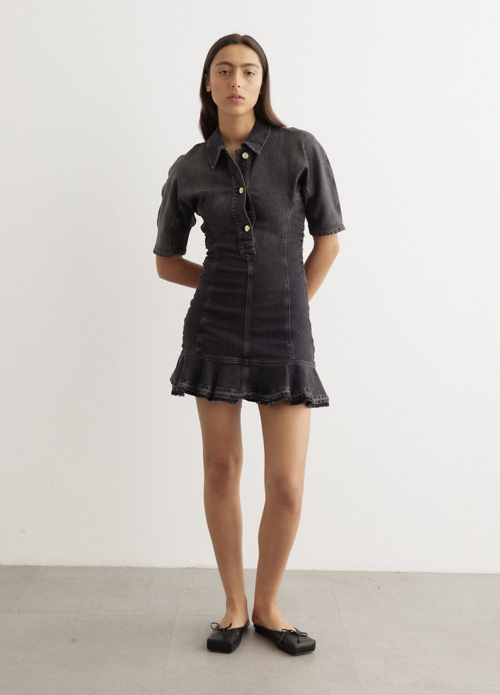 Tint Edge Denim Mini Dress