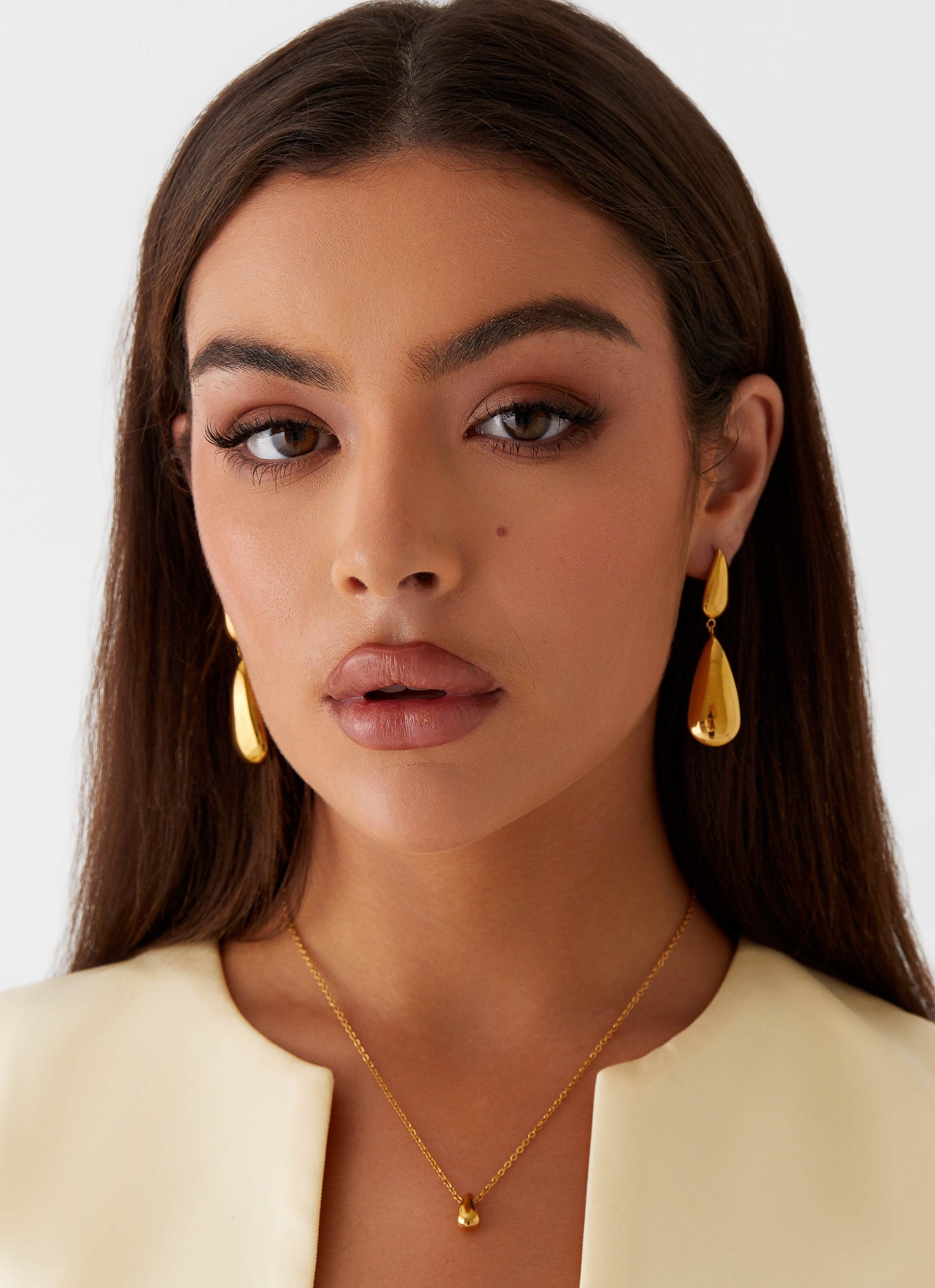 Stay True Earrings - Gold