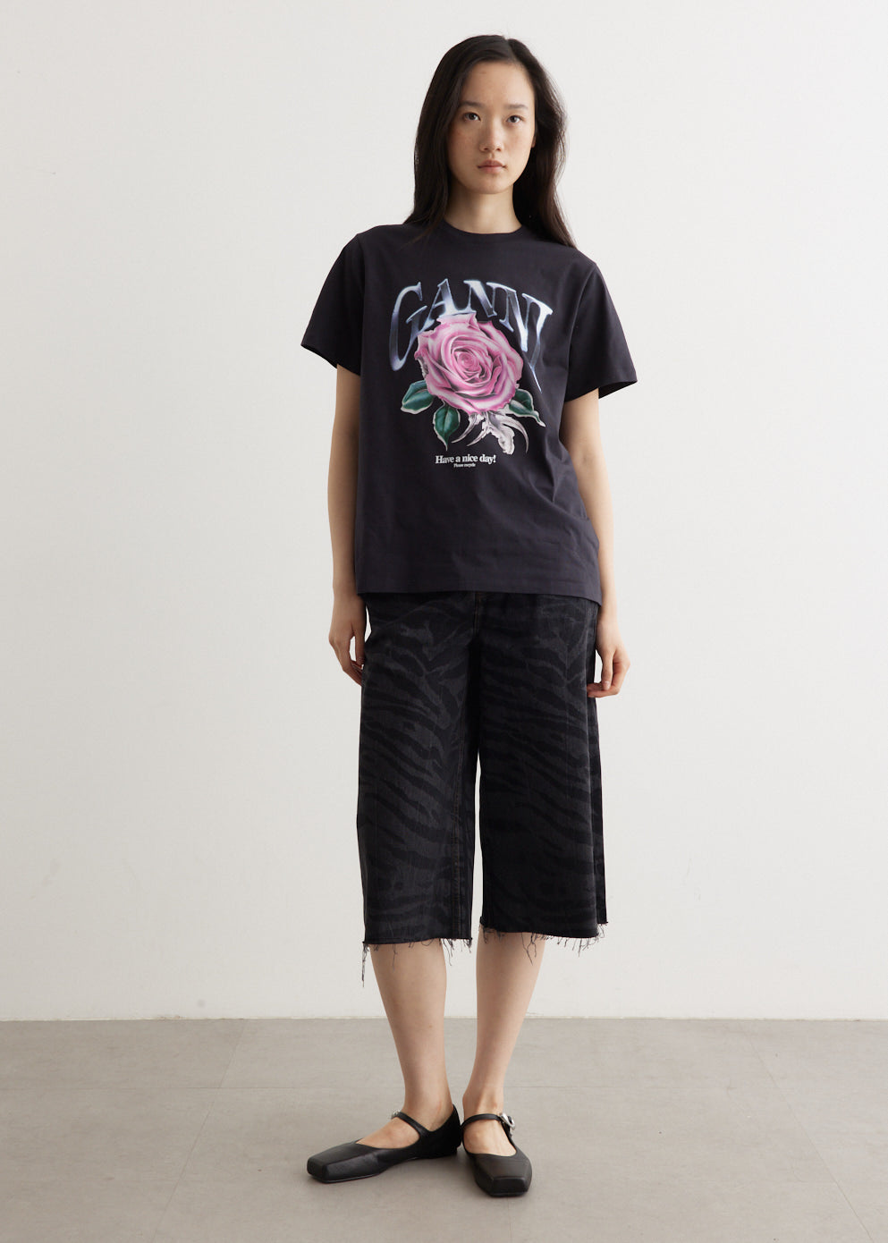 Basic Jersey Rose Relaxed T-Shirt