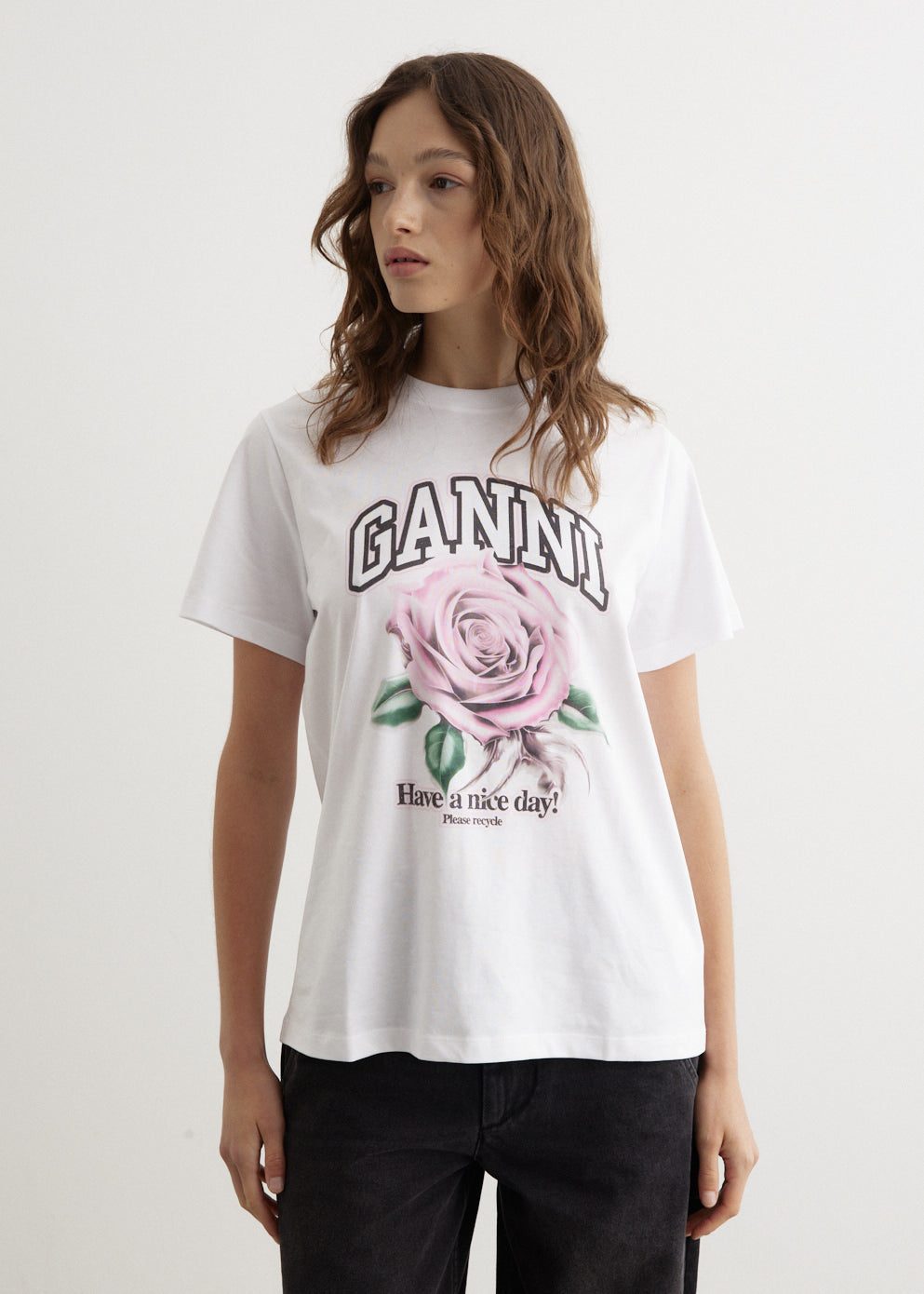 Basic Jersey Rose Relaxed T-Shirt