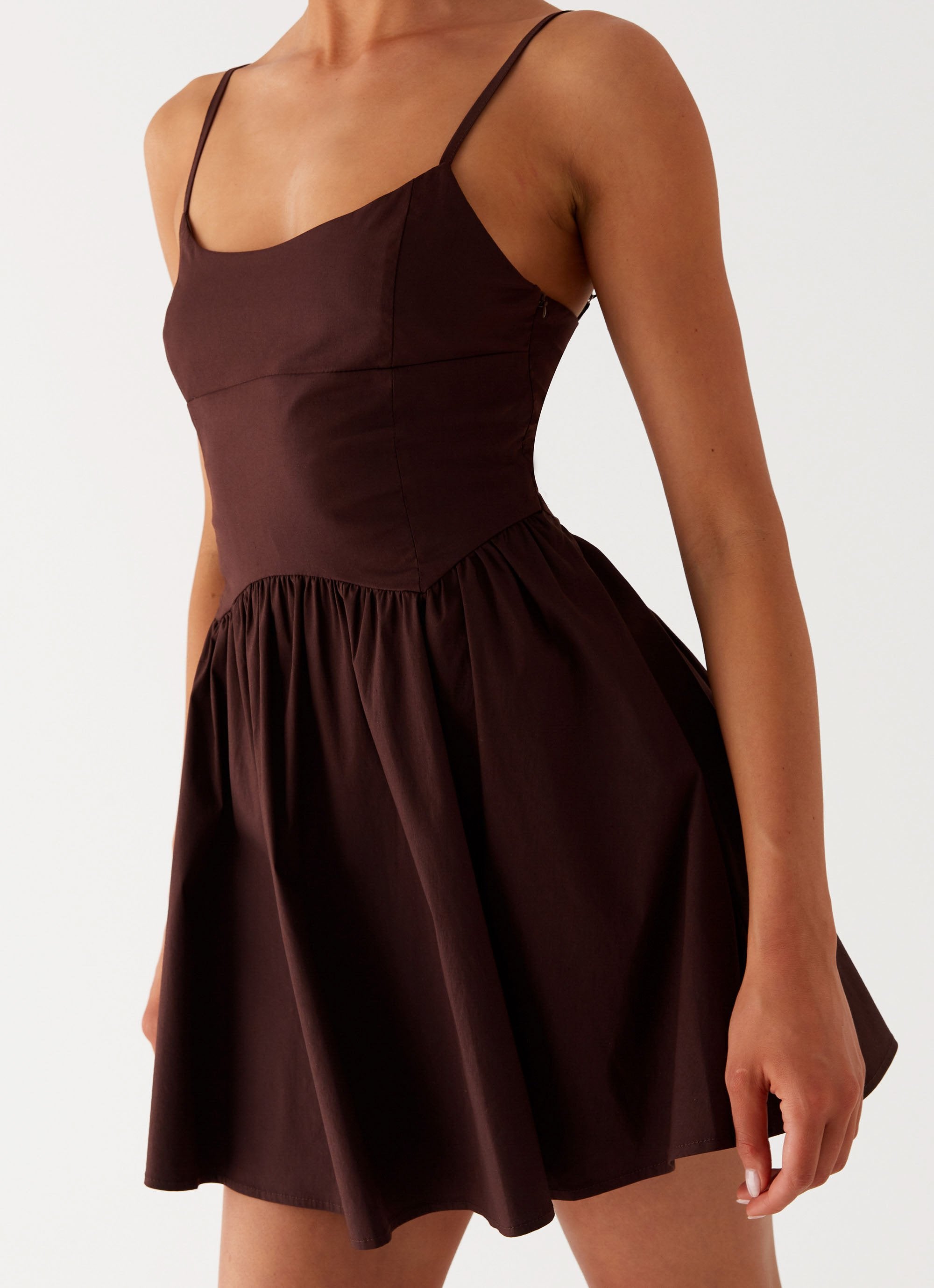 Tesoro Mio Mini Dress - Chocolate