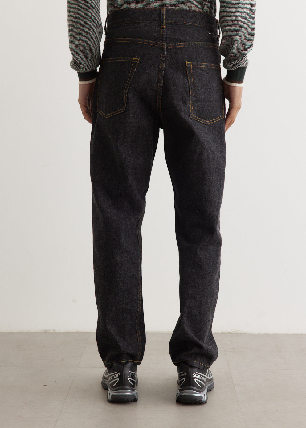 5 Pocket Wide Denim Jeans