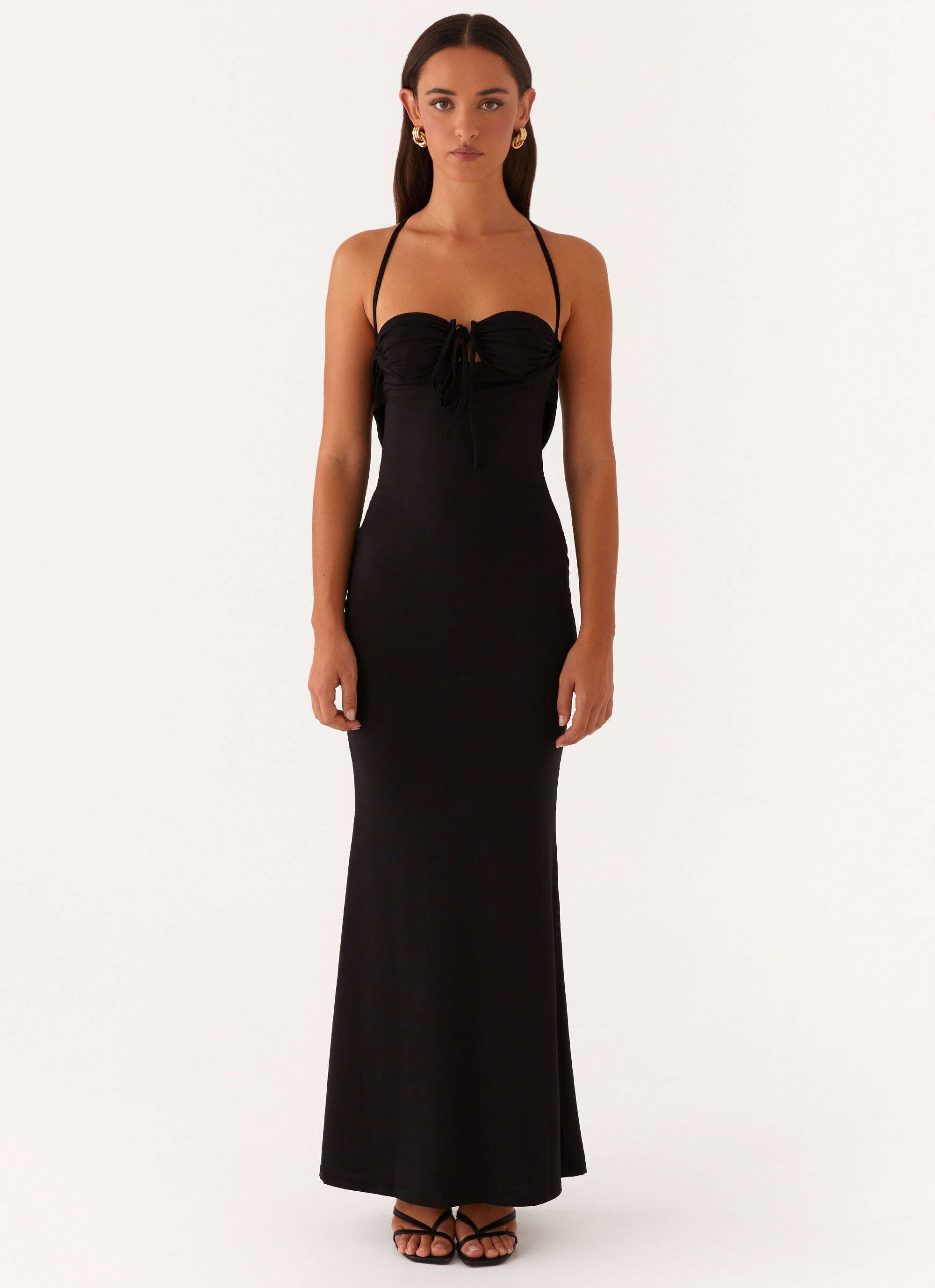 Bombshell Maxi Dress - Black