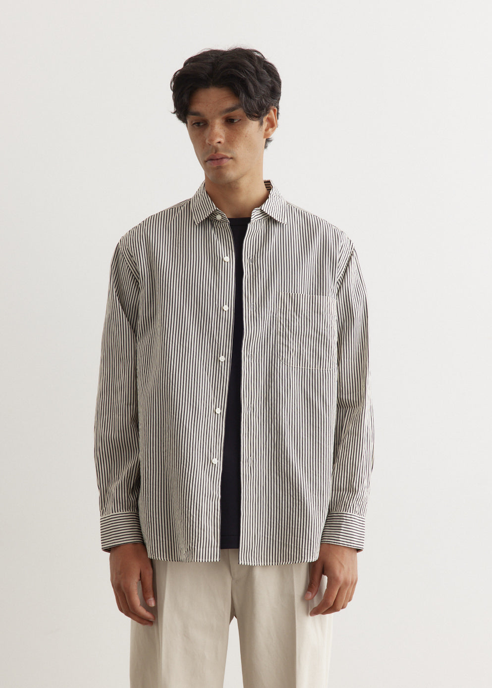 Semi Spread Collar Shirt