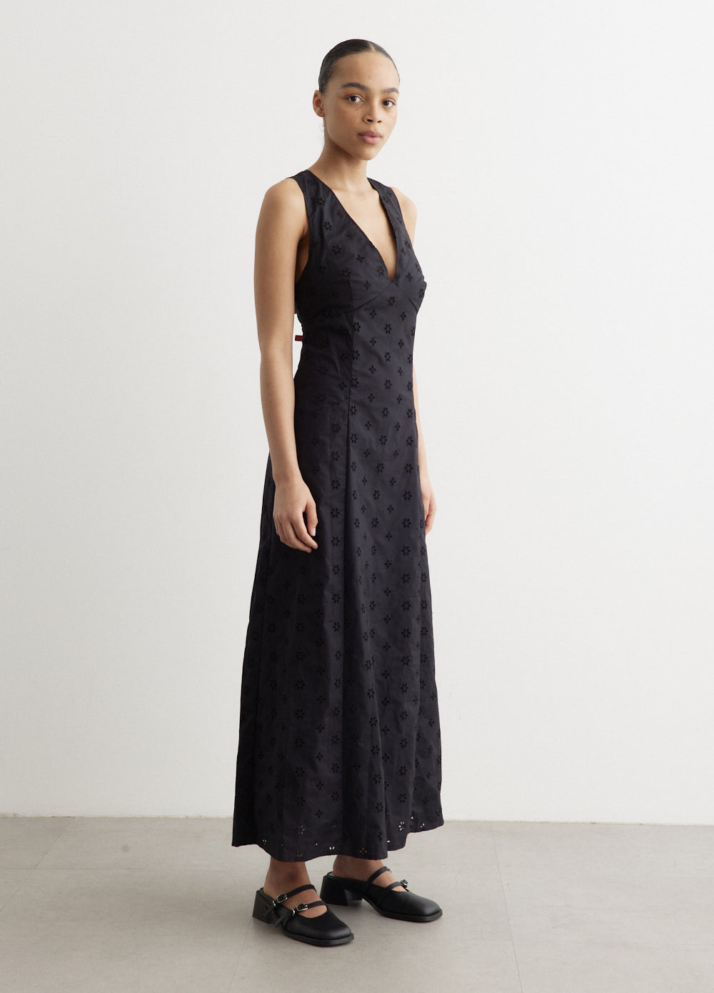 Broderie Plunge Dress