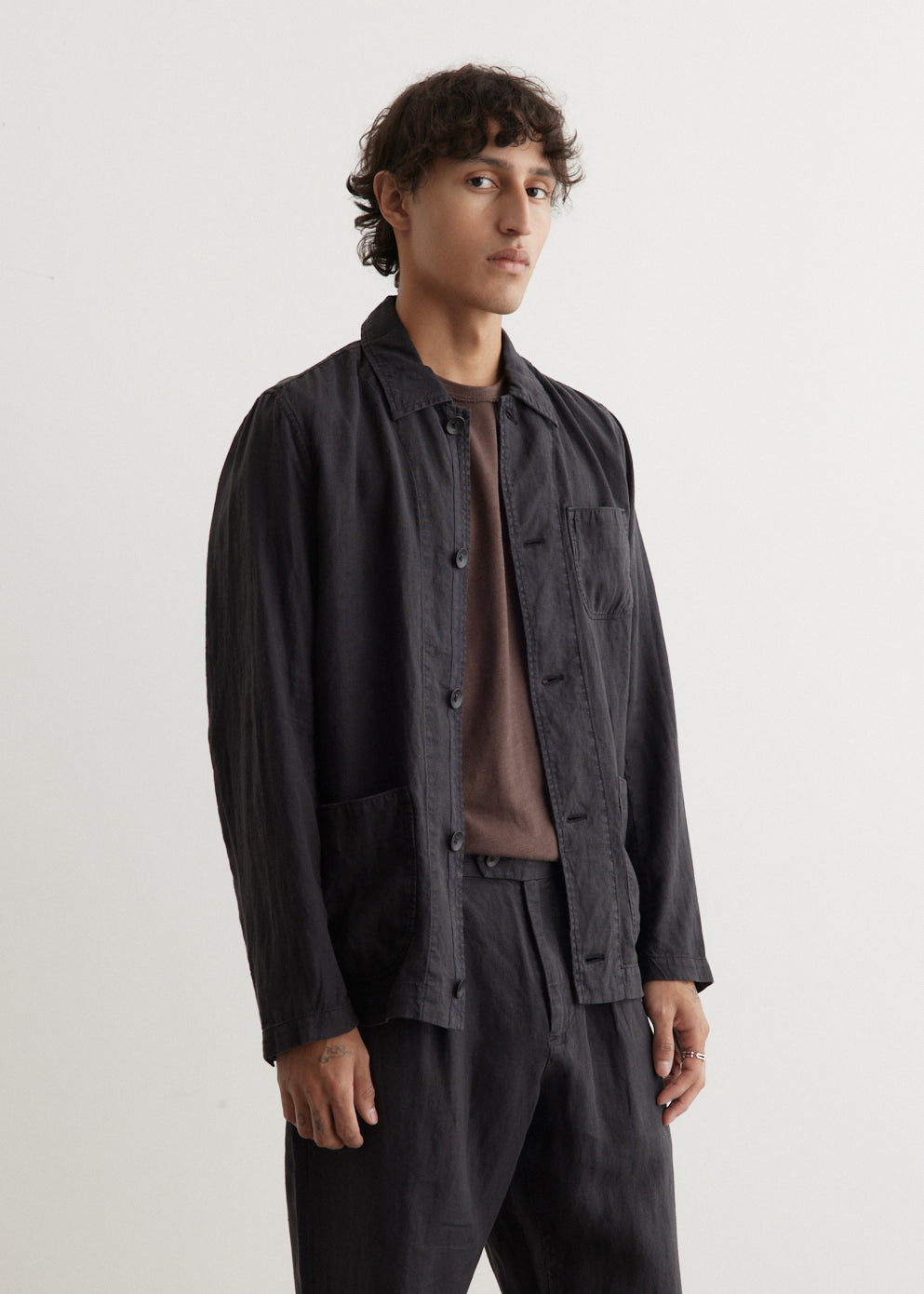 Evan Chore Linen Jacket