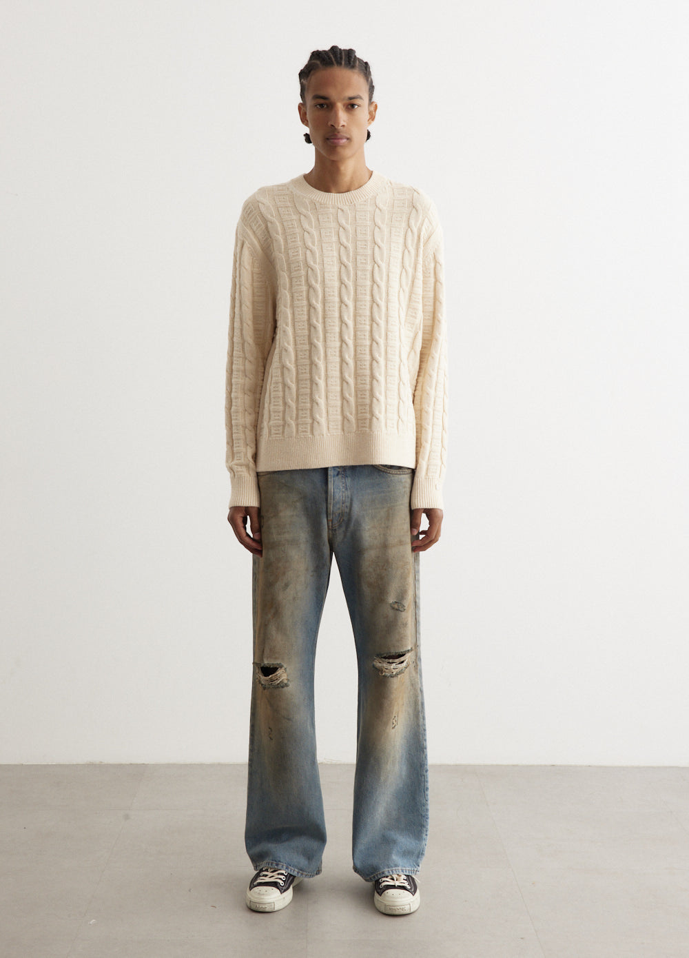 Kelviro Cable Knit Jumper