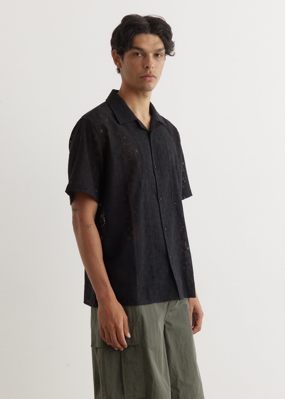 Shard Short Sleeve Camp Collar Shirt