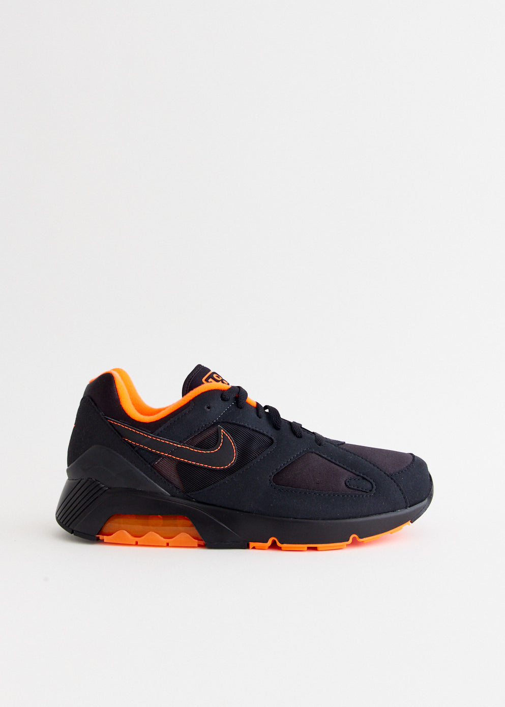 Air Max 180 'Black Hyper Crimson' Sneakers