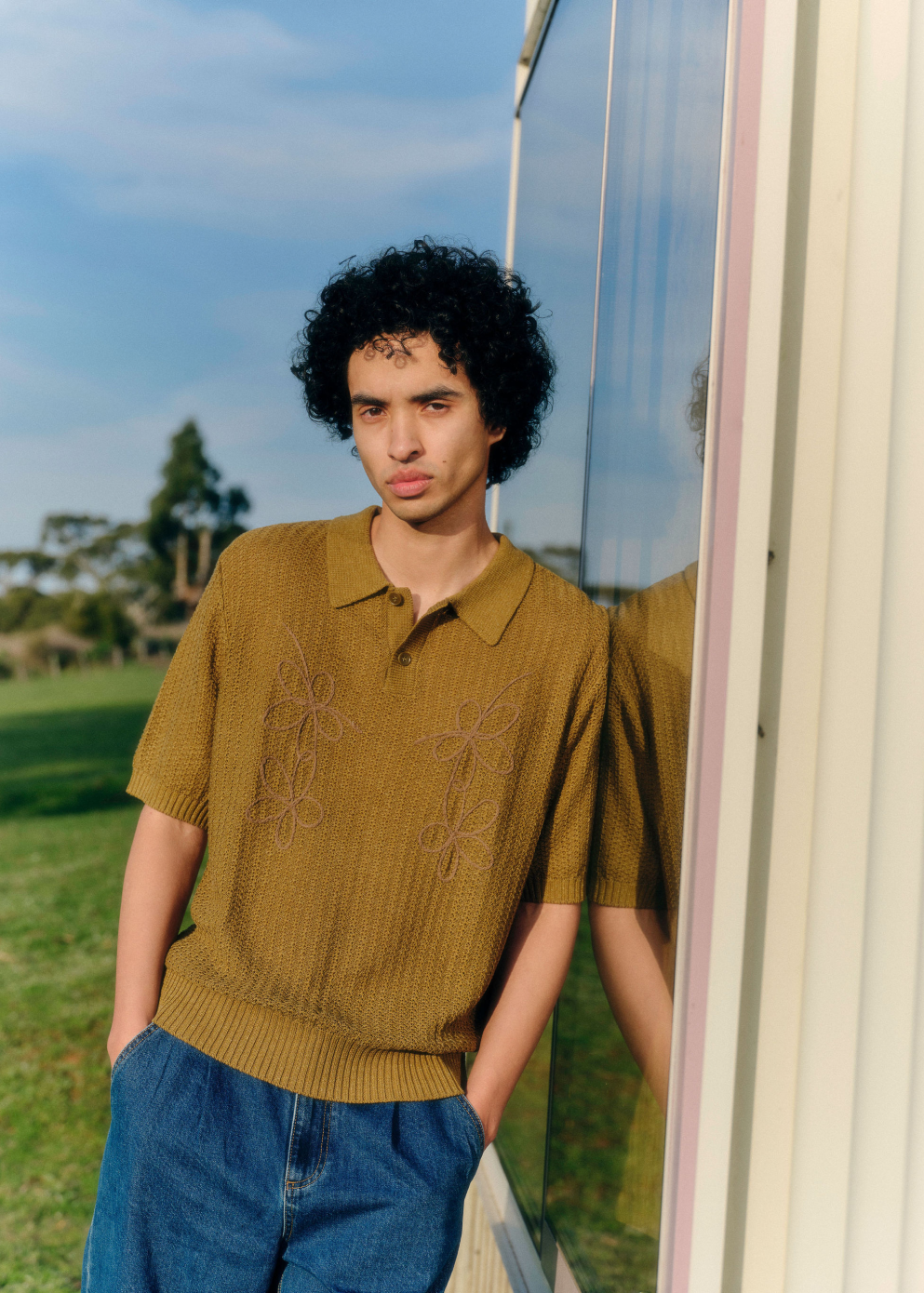 Surveillance Embroidered Polo