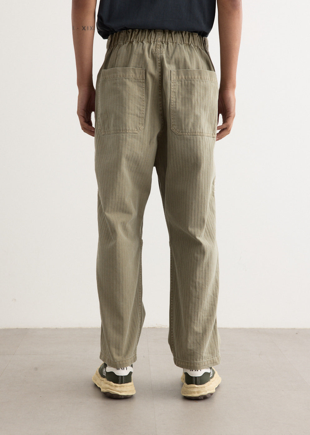 Sulfur Herringbone EASY BAKER Pants (STUDS Remake)