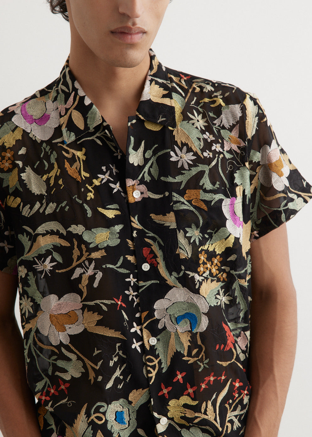 Heirloom Floral Short Sleeve Shirt