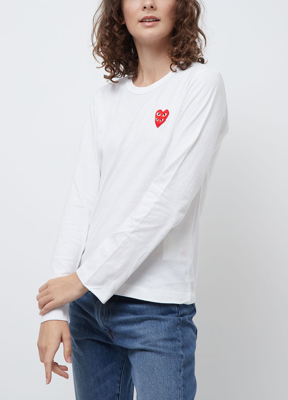 T291 Double Heart Long-sleeve T-shirt