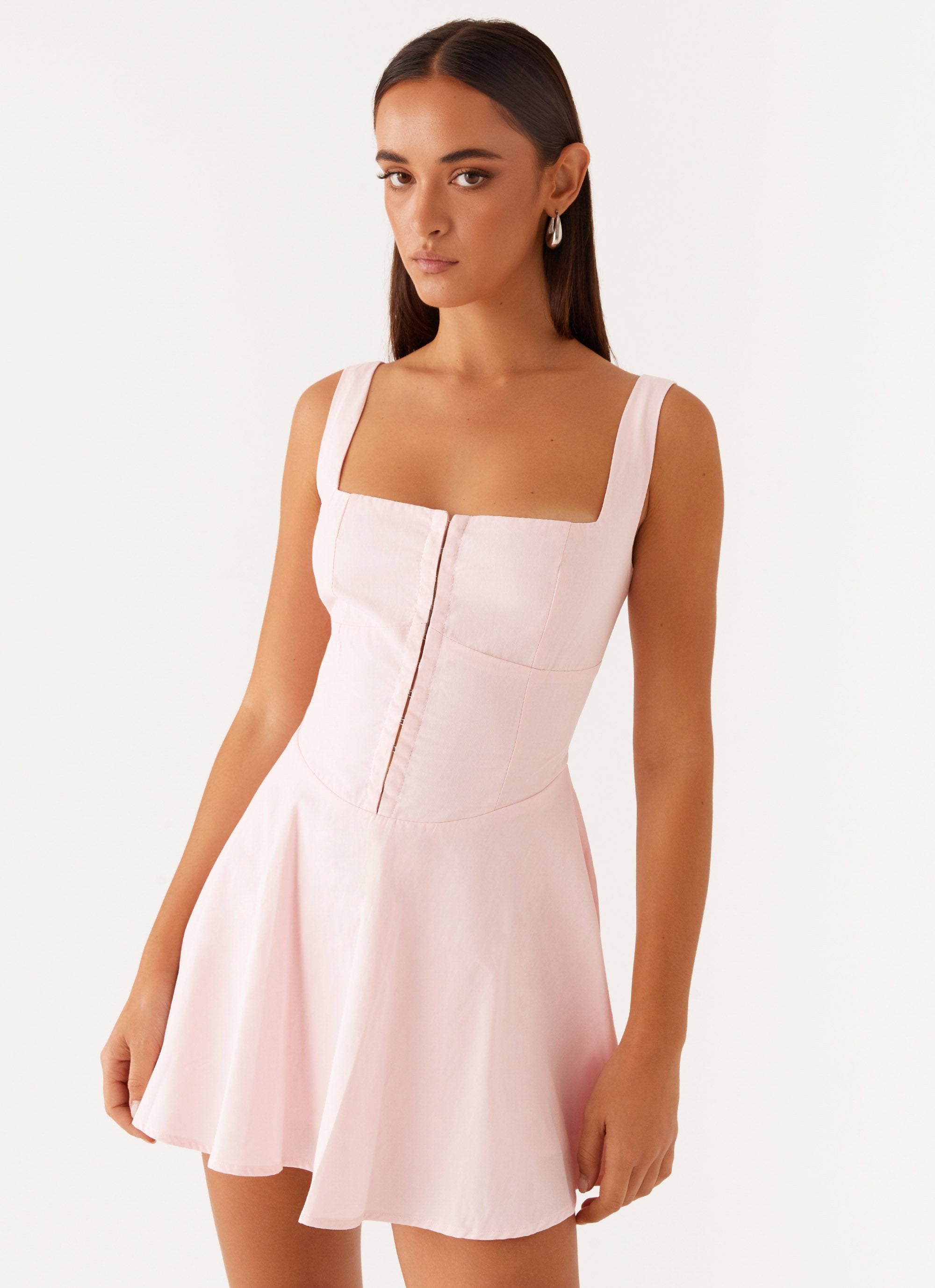 The Isle Mini Dress - Pink