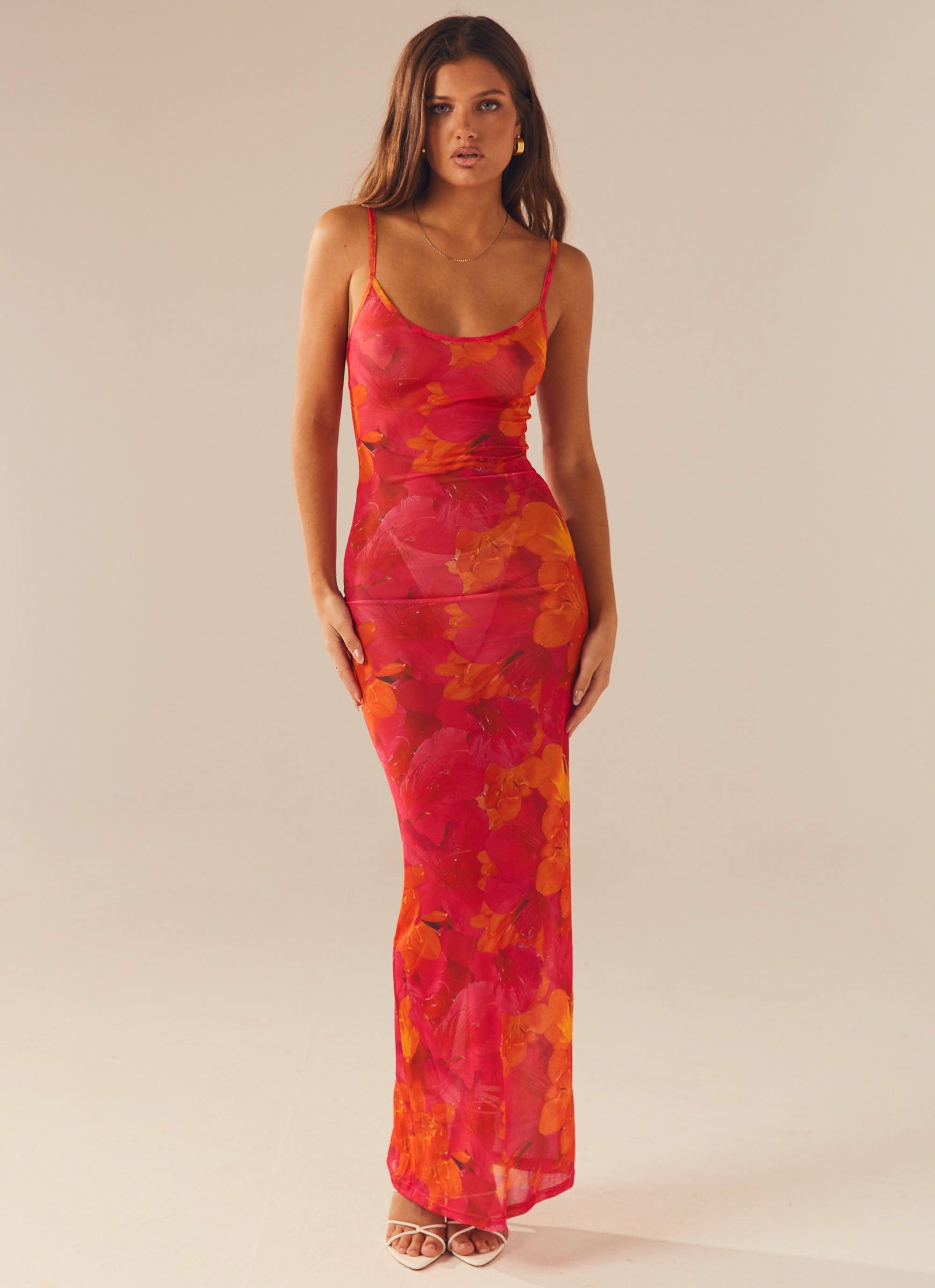 Love On The Run Maxi Dress - Floral Sun