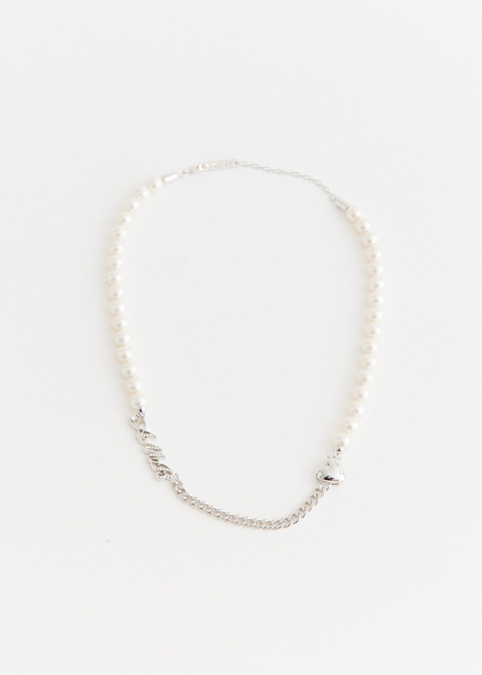 Pearl Chain Mix Necklace