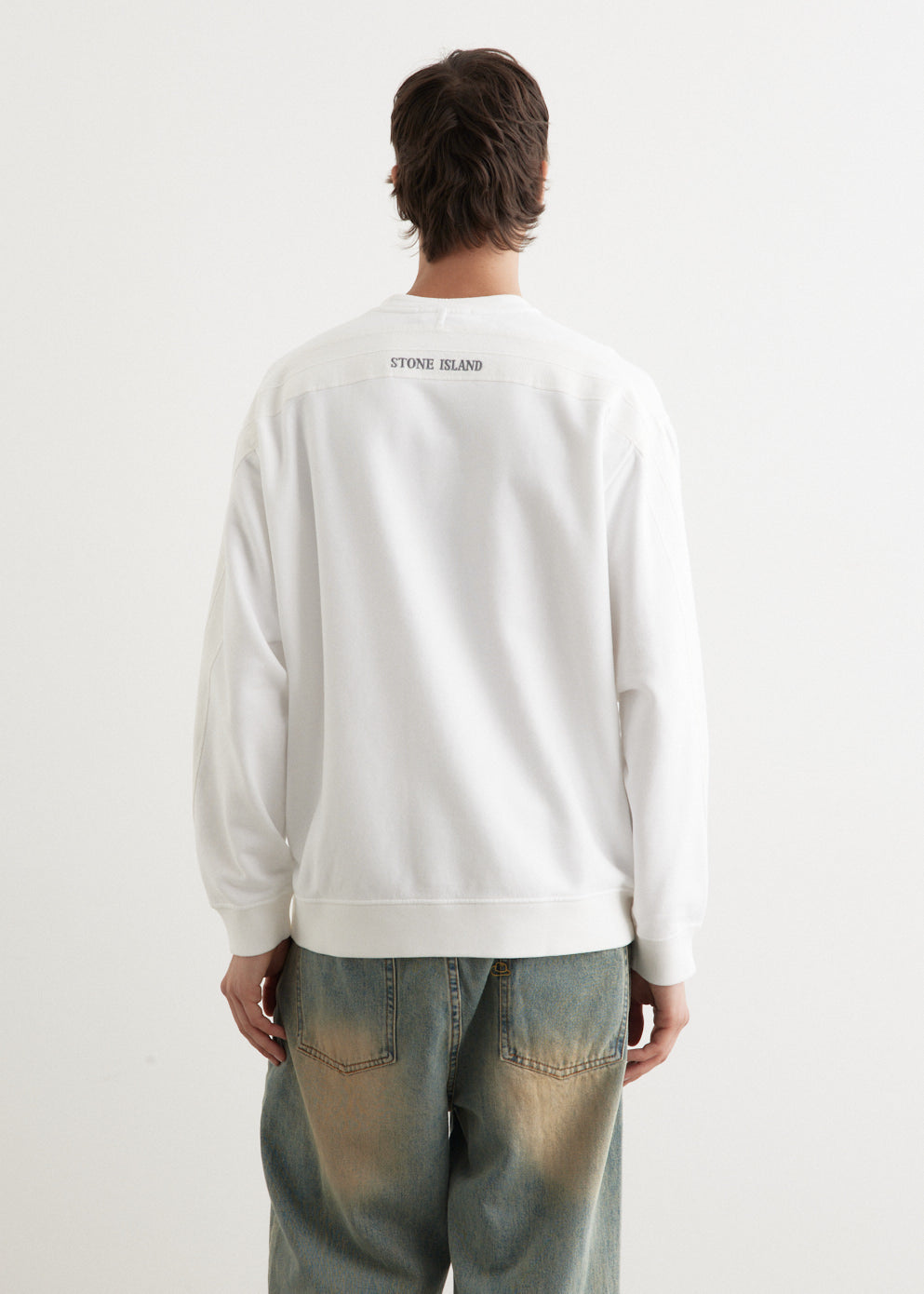 Tape Sleeve Crewneck Sweatshirt