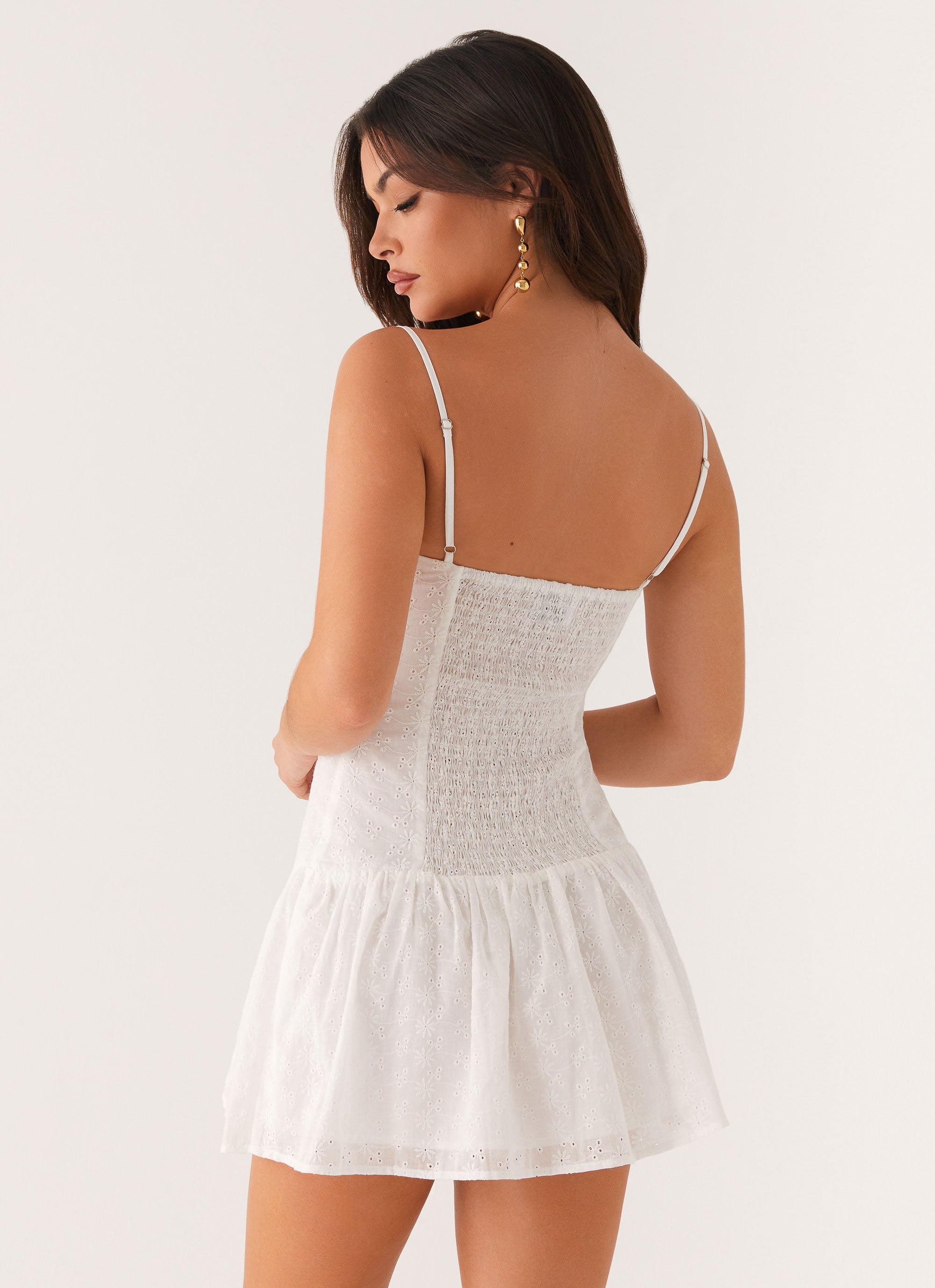 Palm Springs Mini Dress - White