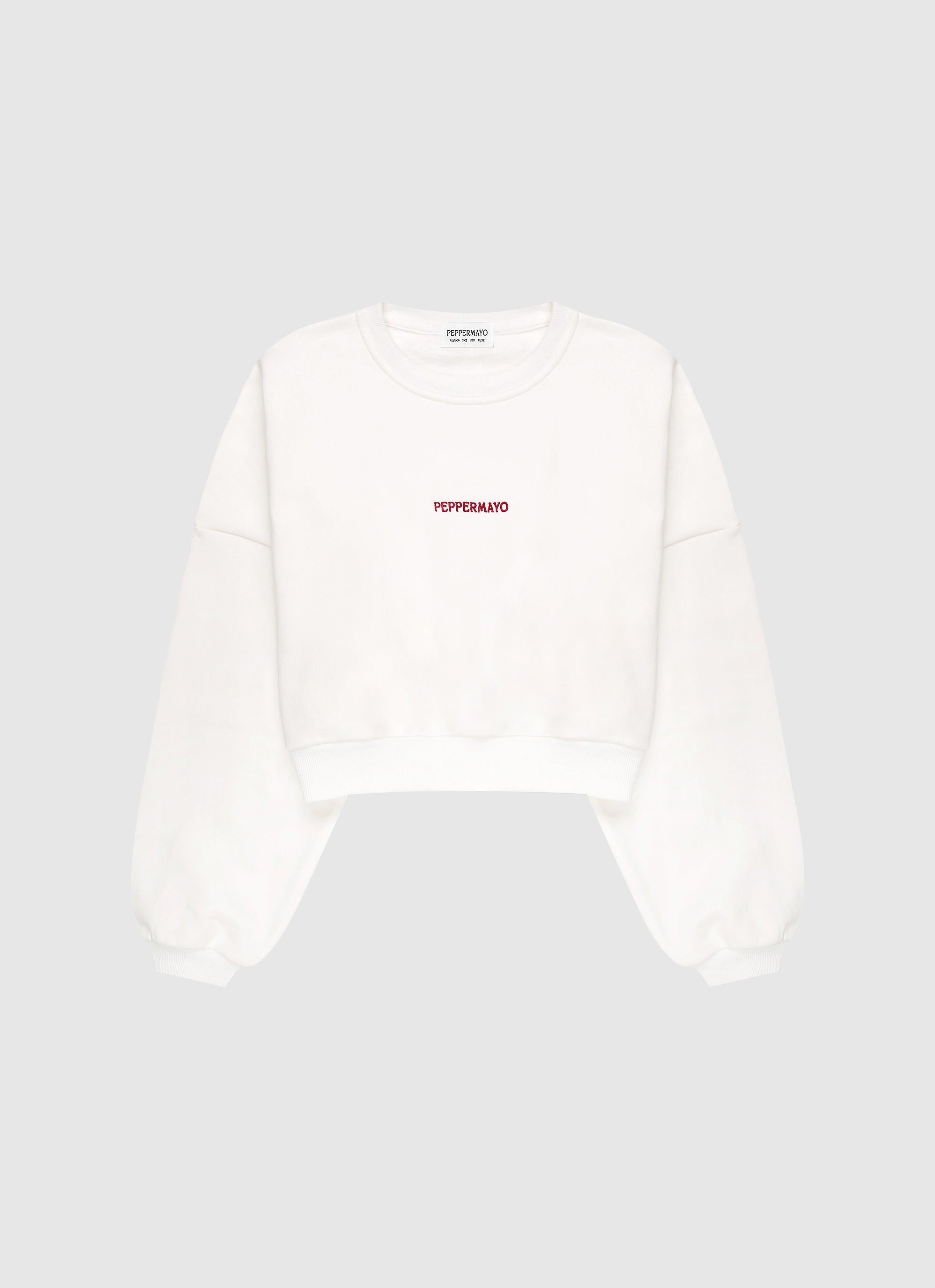 Signature Cropped Sweatshirt - Ivory