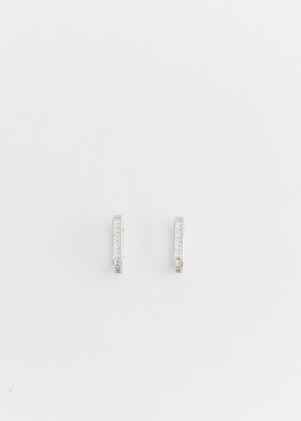 Square-Oval Hoop Earrings