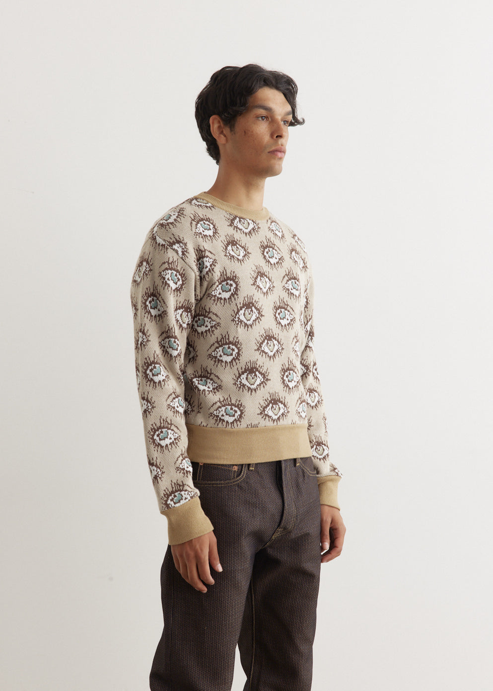 8G Jacuqard Knit SPEAKEASY Vintage Sweater