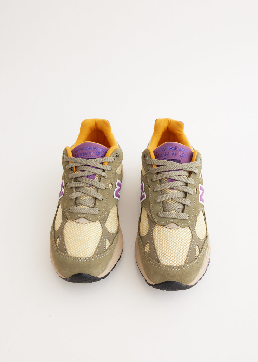 MADE in USA 993 'Olive Leaf Maize' Sneakers