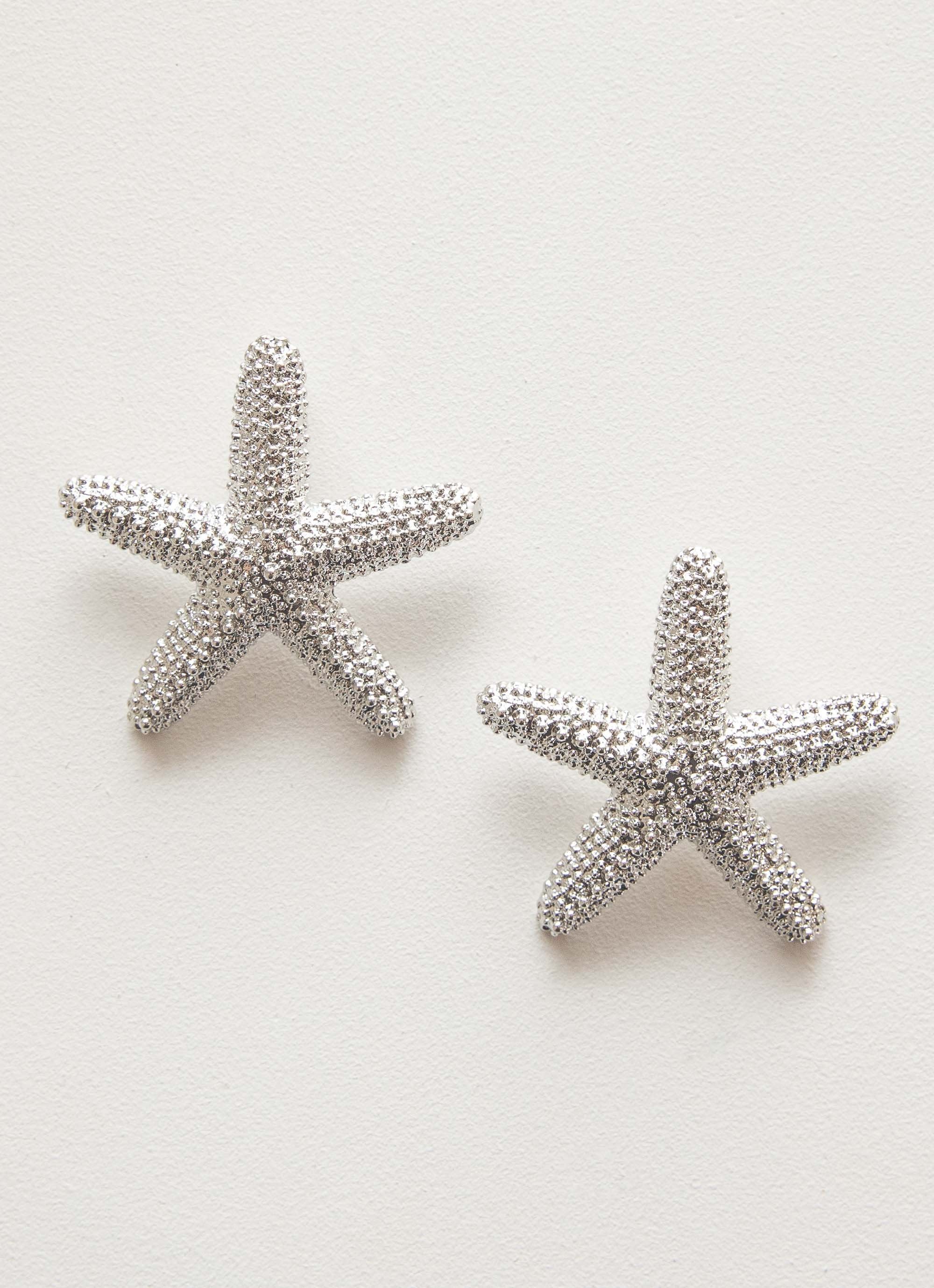 Geneve Starfish Earring - Silver