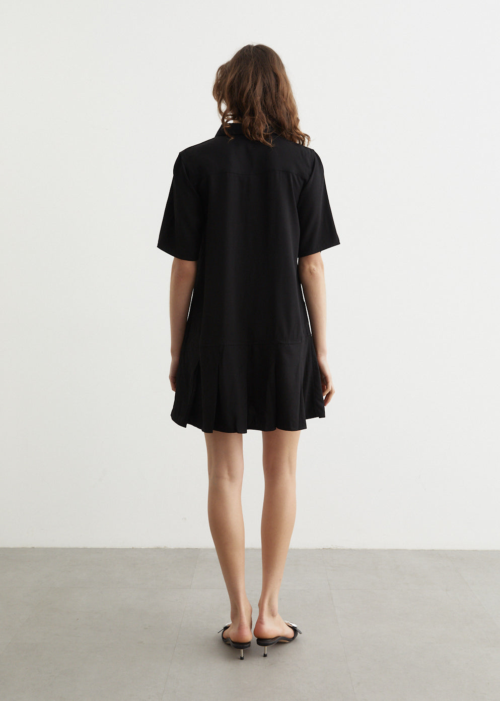 Viscose Twill Mini Dress