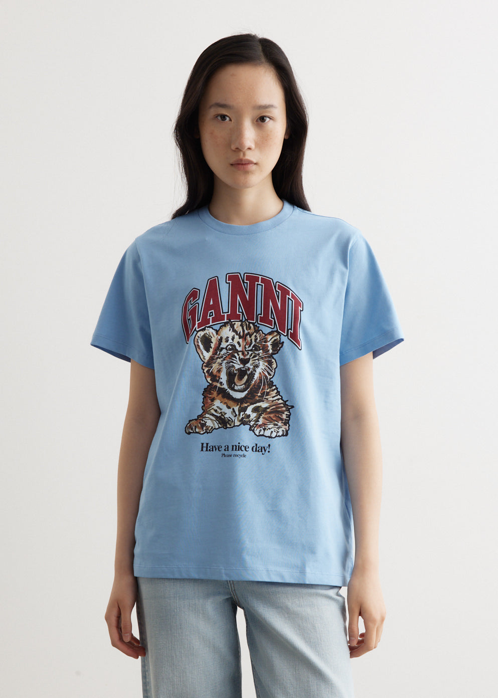 Basic Jersey Tiger Relaxed T-Shirt