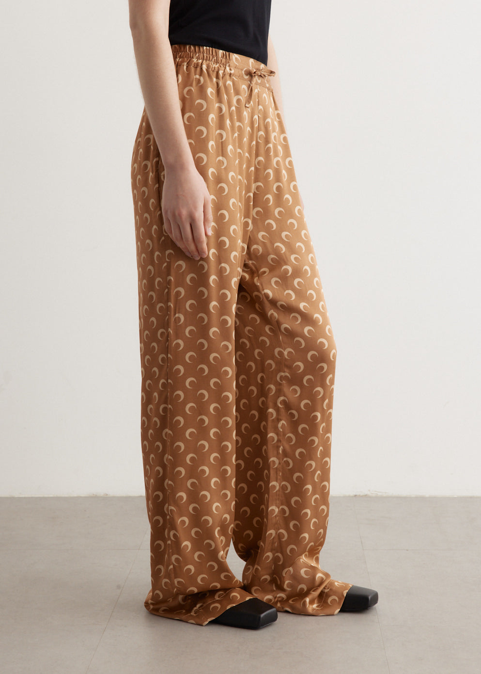 Moon Printed Drawstring Pant