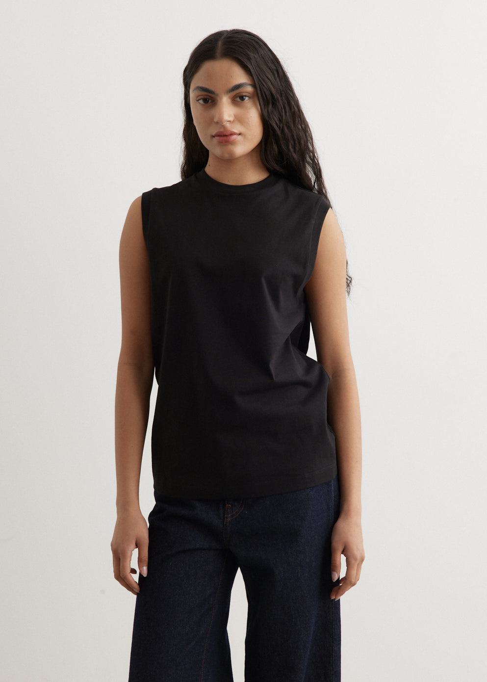 Relaxed Sleeveless Tee