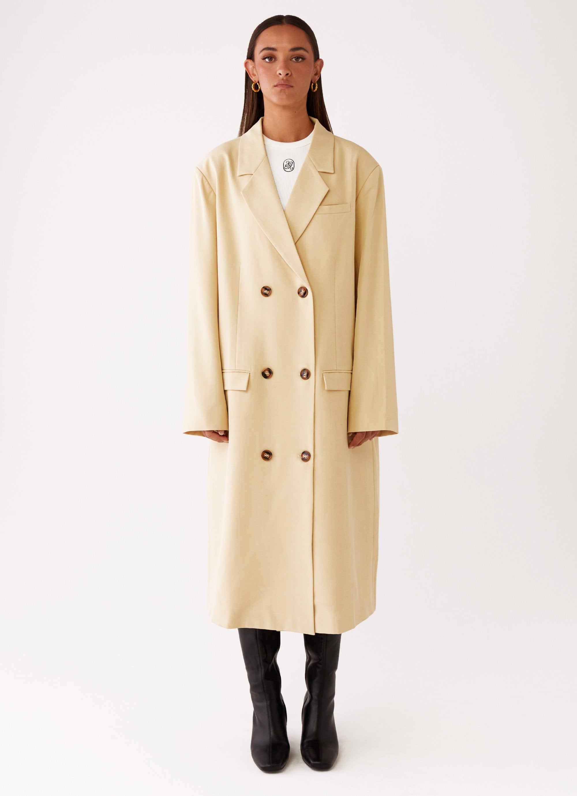 Stockholm Oversized Coat - Butter