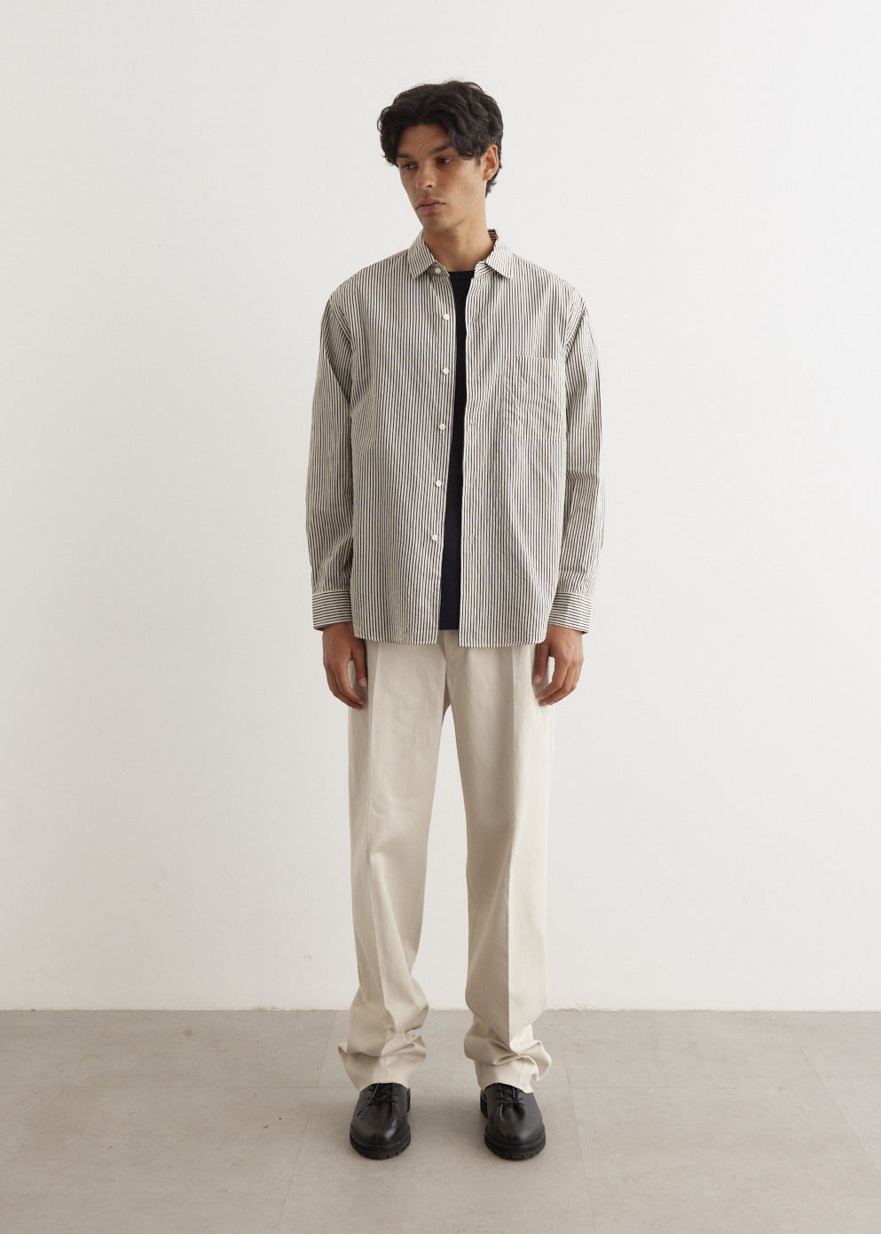 Semi Spread Collar Shirt