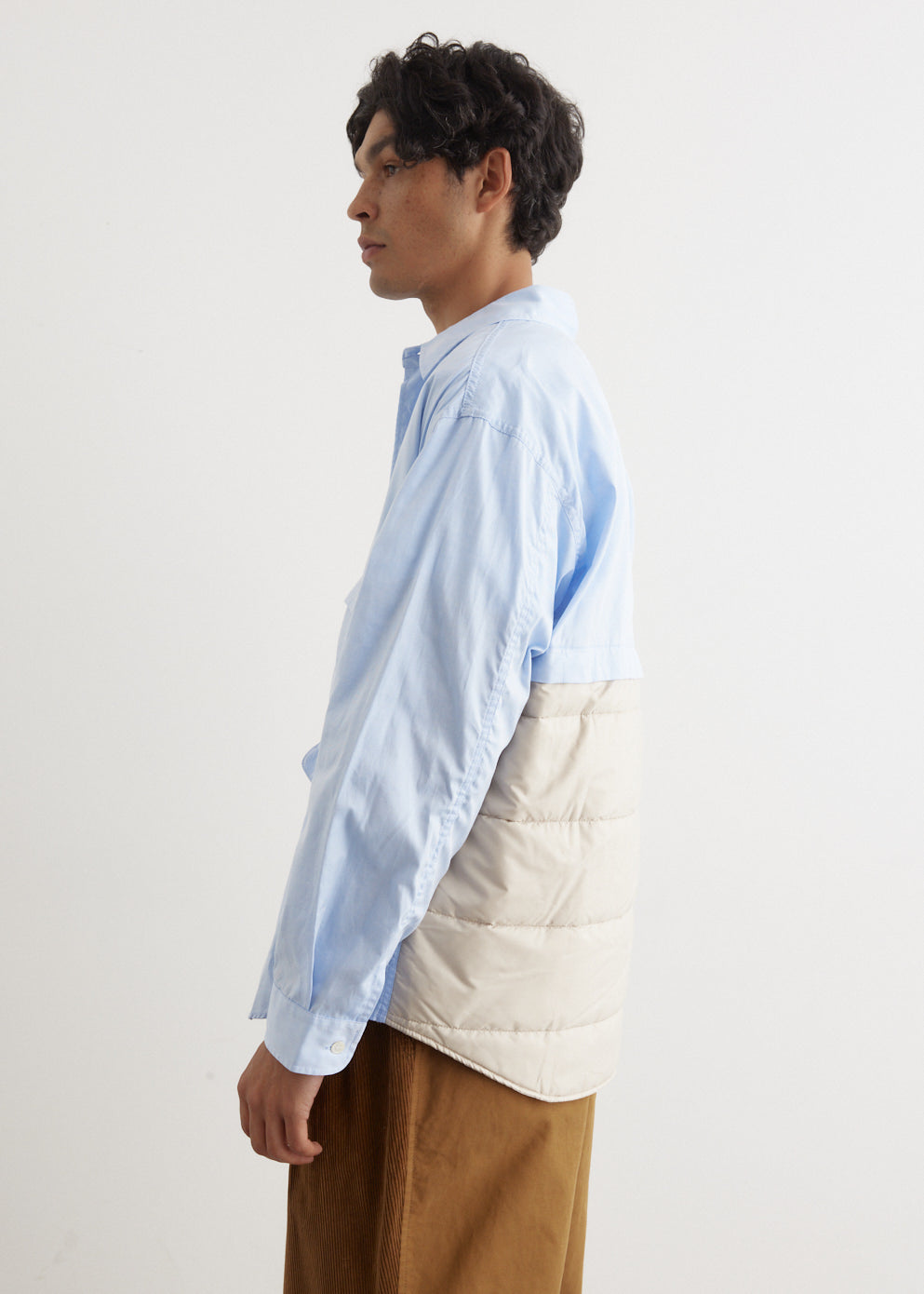 Ripstop Back Panel Cotton Oxford Shirt