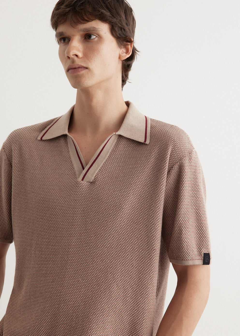 Hamlin Short Sleeve Johnny Collar Polo