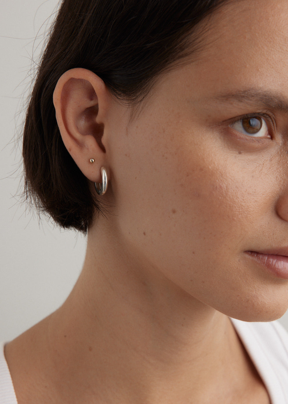 Silver Hoop Earrings