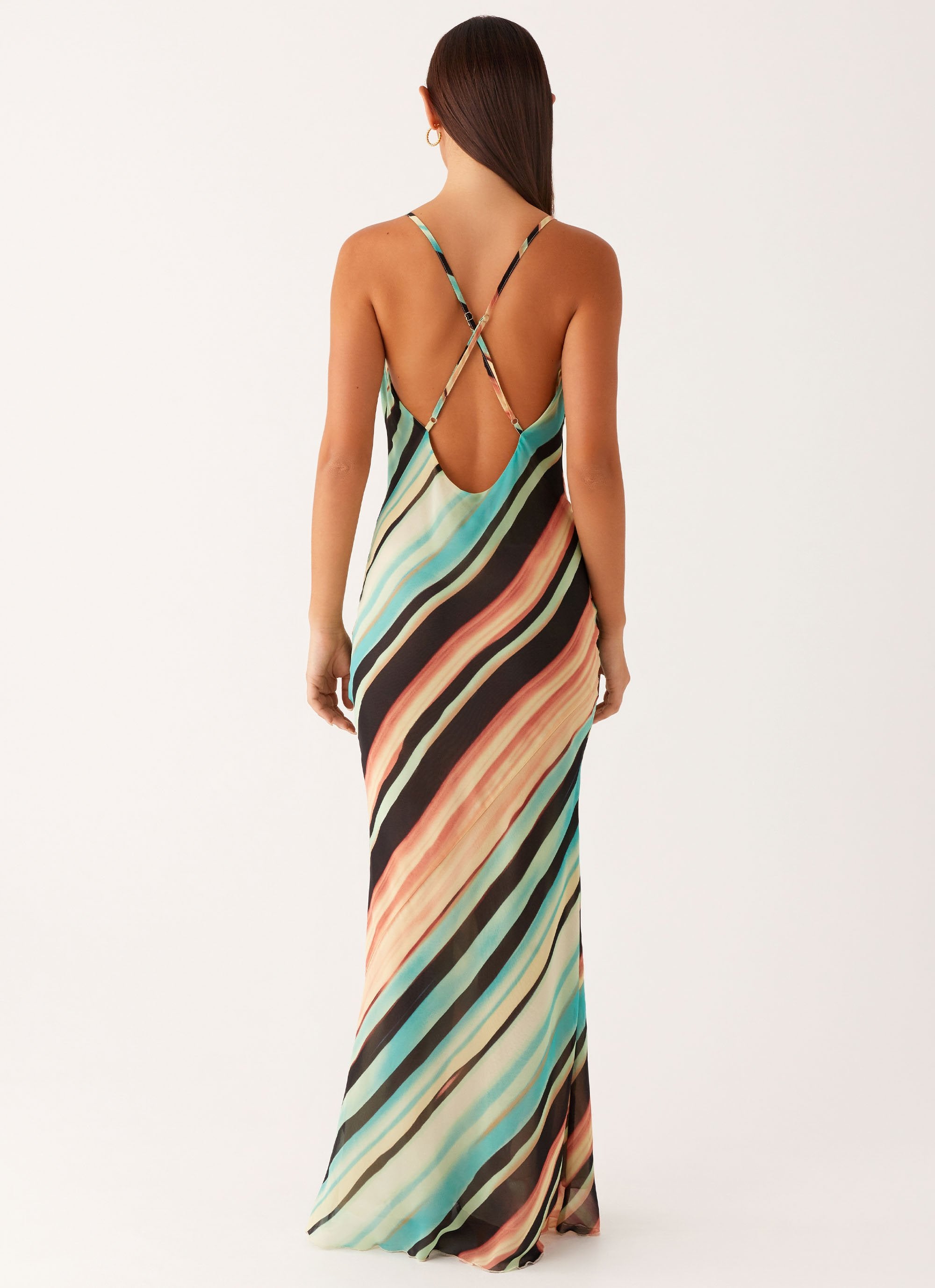 Never Knew Maxi Dress - Stripe