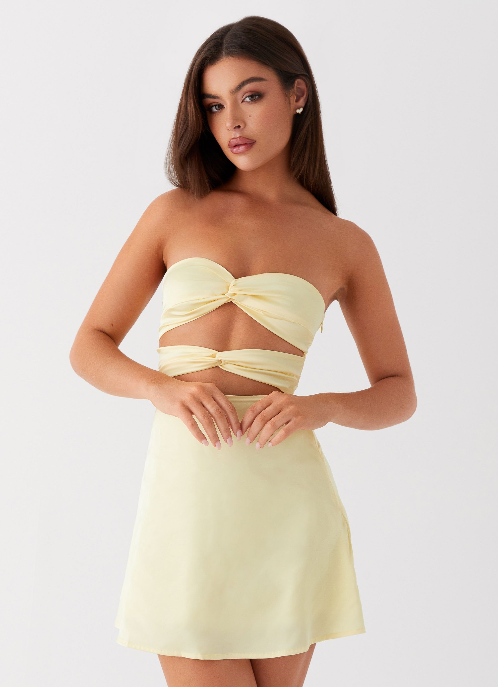 Tianna Mini Dress - Yellow