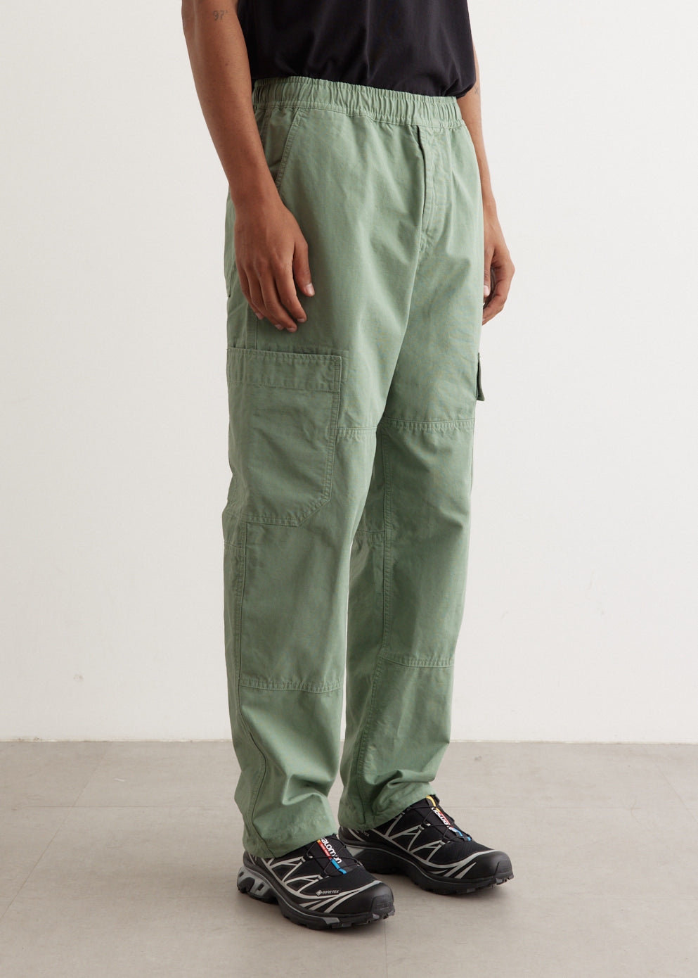 Relaxed Fit Cotton Ripstop Cargo Pants